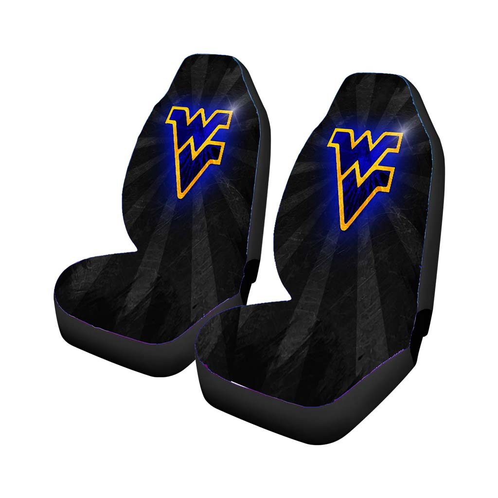 West Virginia Mountaineers Football Logo Car Seat Cover Waterproof Protection