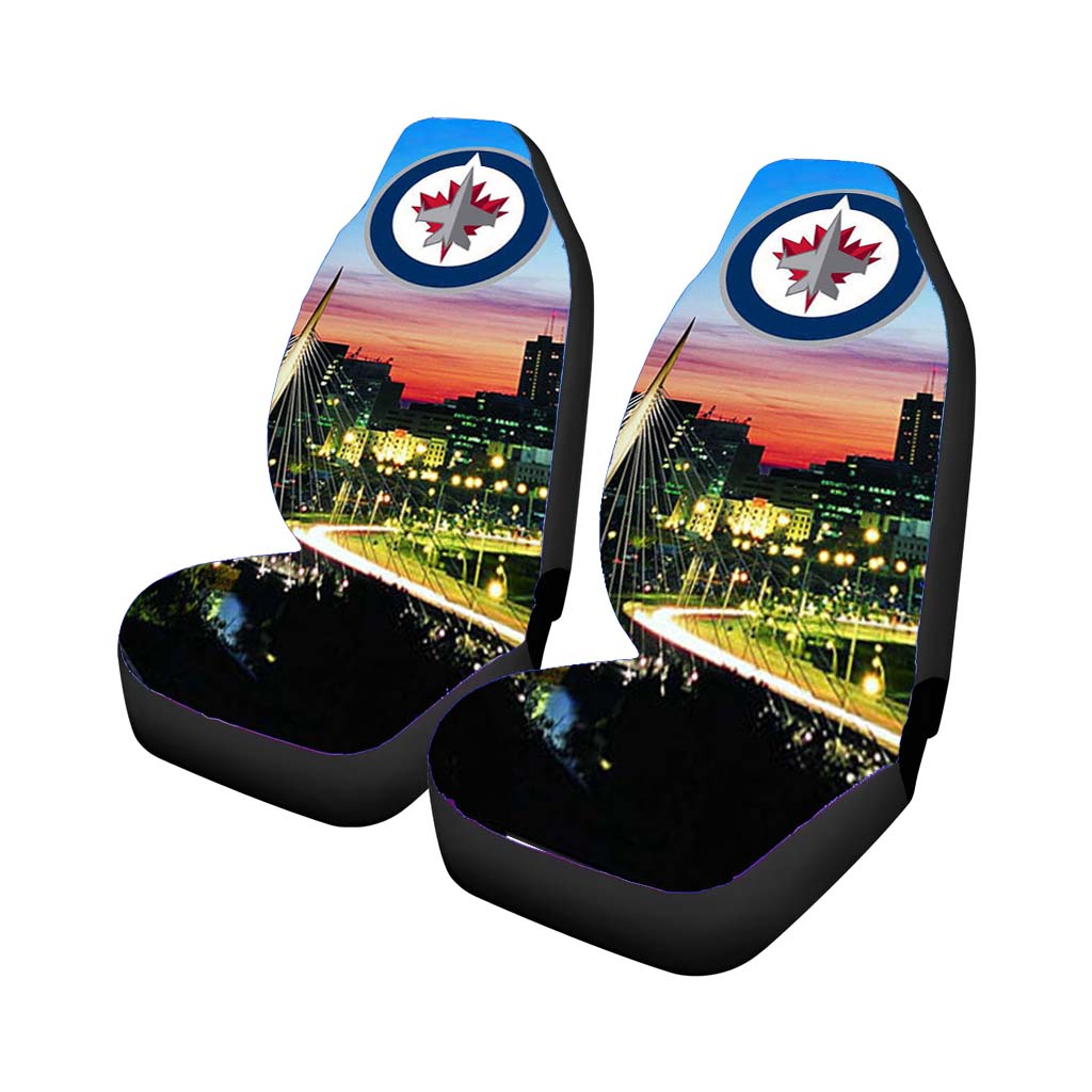 Winnipeg Jets Skyline Car Seat Cover Waterproof Protection