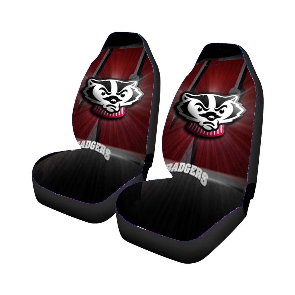 Wisconsin Badgers Logo Car Seat Covers