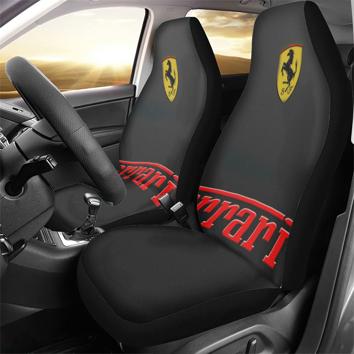 Ferrari Gray P Car Seat Covers