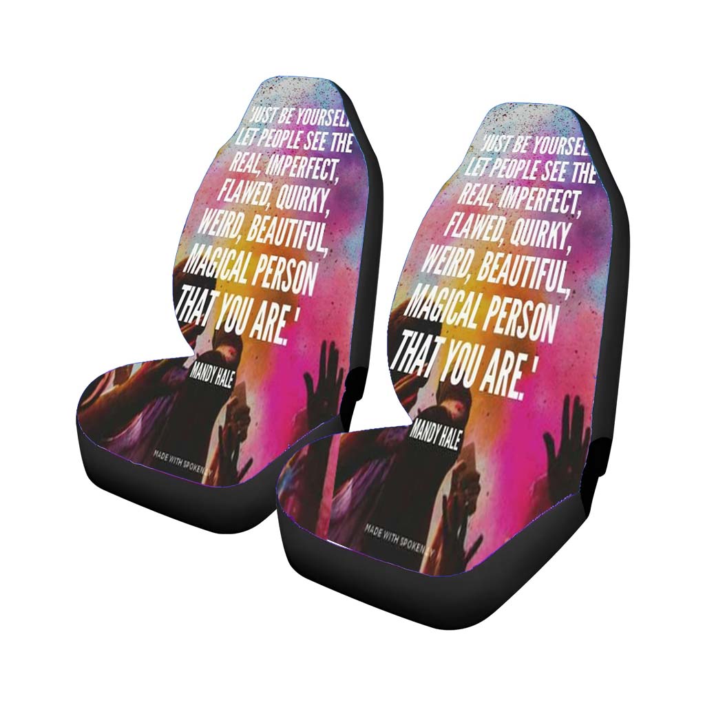 Just Be Yourself Car Seat Covers