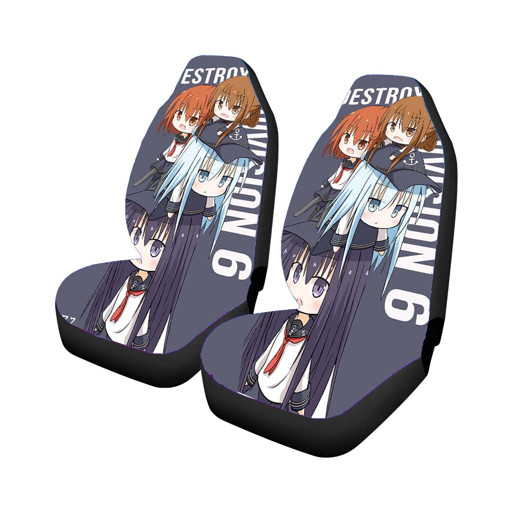 Kancolle Kantai Collection Destroyer Division 6 Anime Car Seat Covers