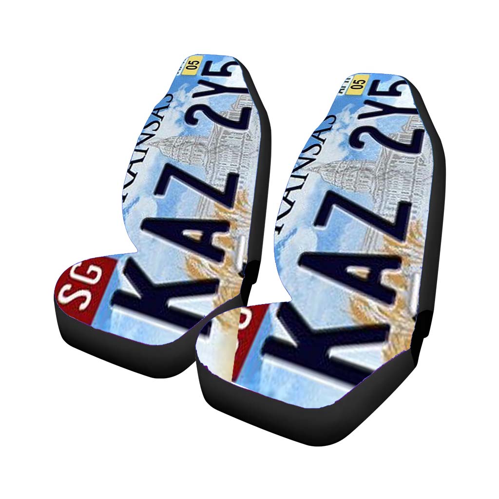 Kaz Y5 License Plate Car Seat Covers