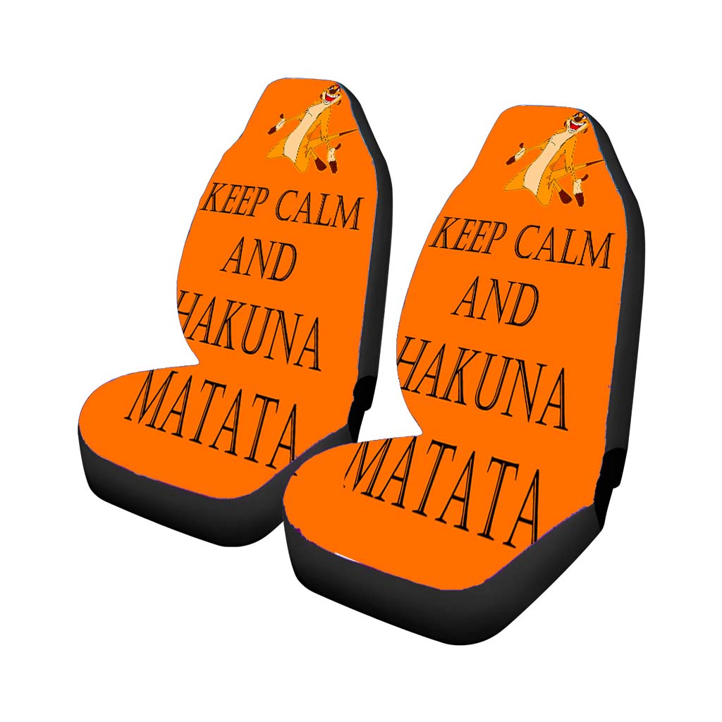 Keep Calm And Hakuna Matata Car Seat Covers