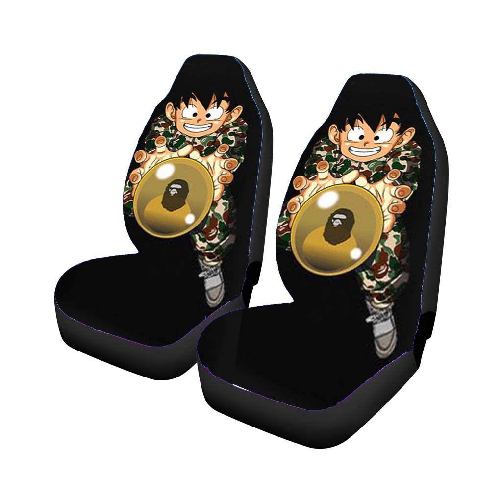 Kid Goku Dragon Ball X Bape Car Seat Covers