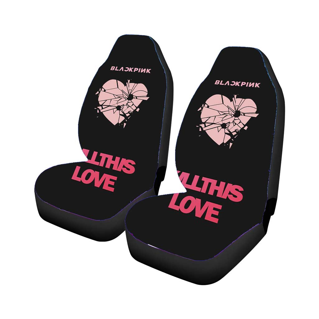 Kill This Love Broken Heart Blackpink Car Seat Covers