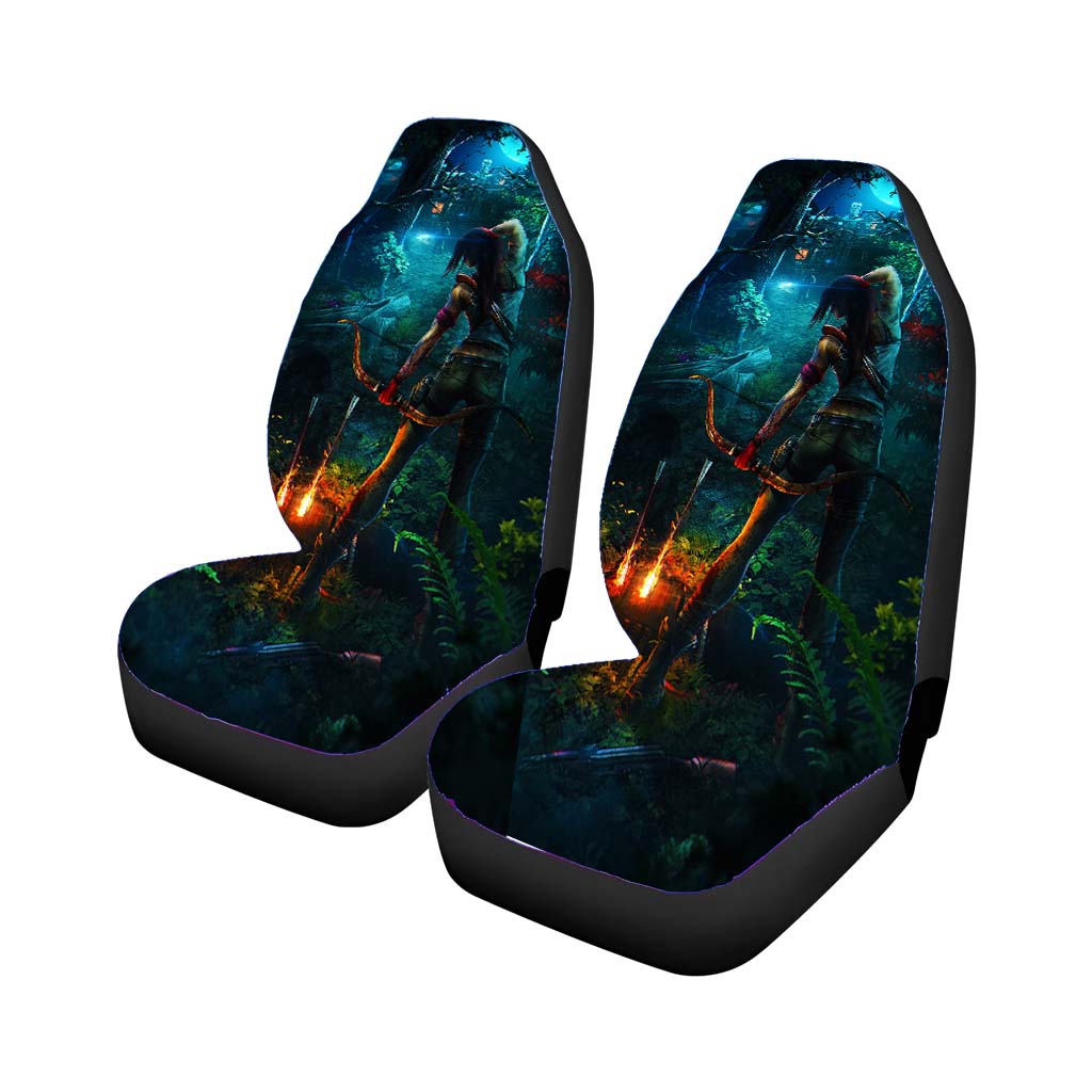 Lara Croft Tomb Raider Jungle Car Seat Covers