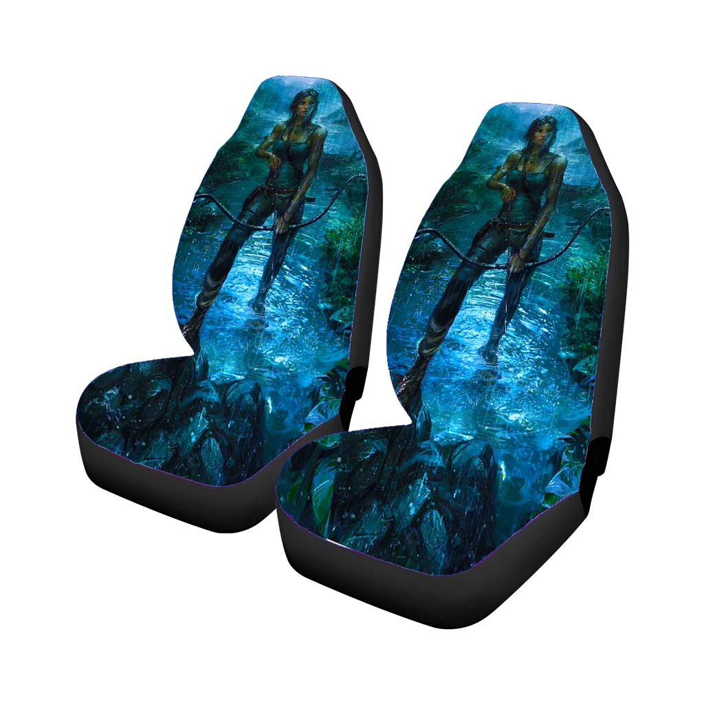 Lara Croft Tomb Raider Rain Car Seat Covers