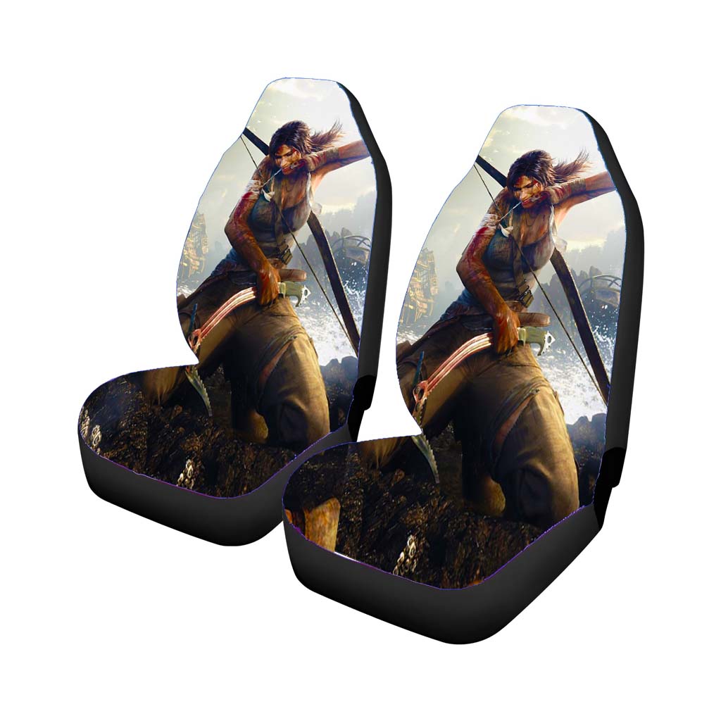 Lara Croft Tomb Raider Wound Car Seat Covers