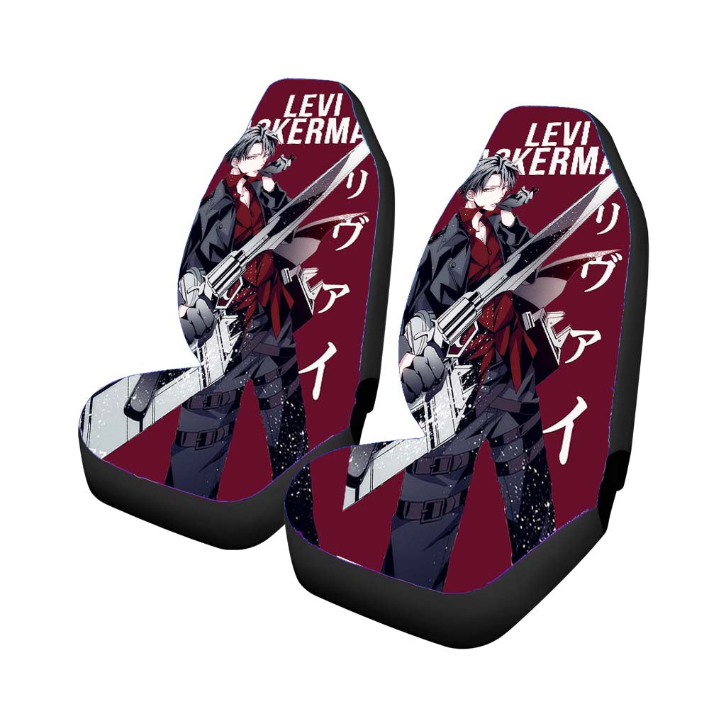 Levi Ackerman Attack On Titan Car Seat Covers