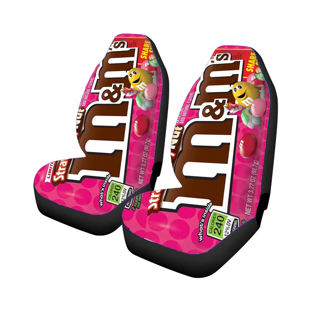 Limited Edition Strawberry Nut M&M Share Size Car Seat Covers