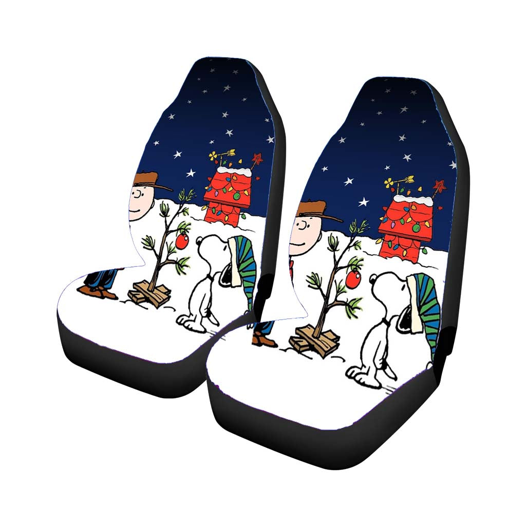 Merry Christmas Charlie Brown Snoo Car Seat Covers