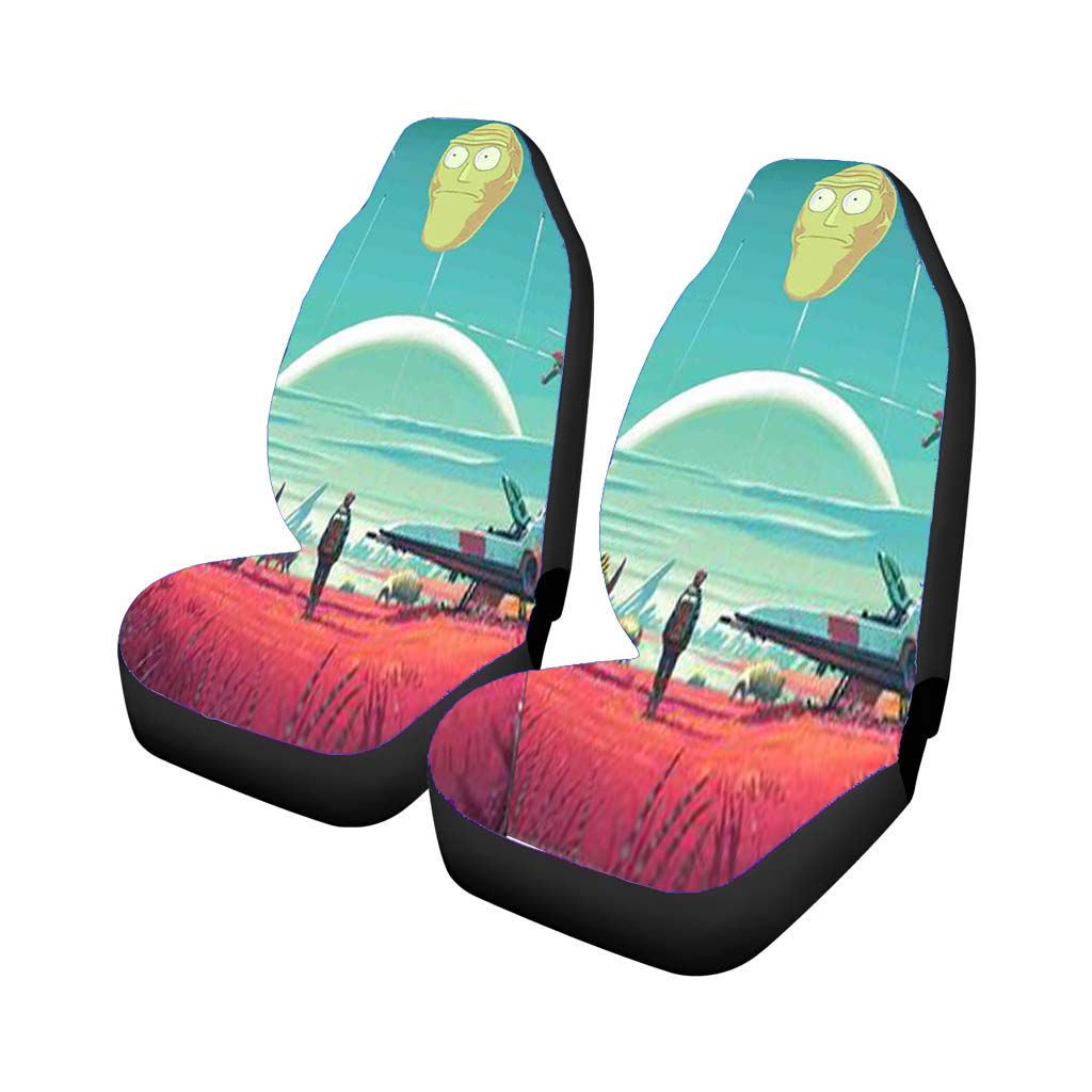 No Man'S Sky Meets Rick And Morty Car Seat Covers