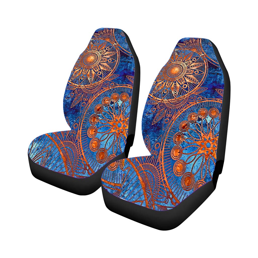Old Mandala Printing,Christmas Gifts 00 Car Seat Covers