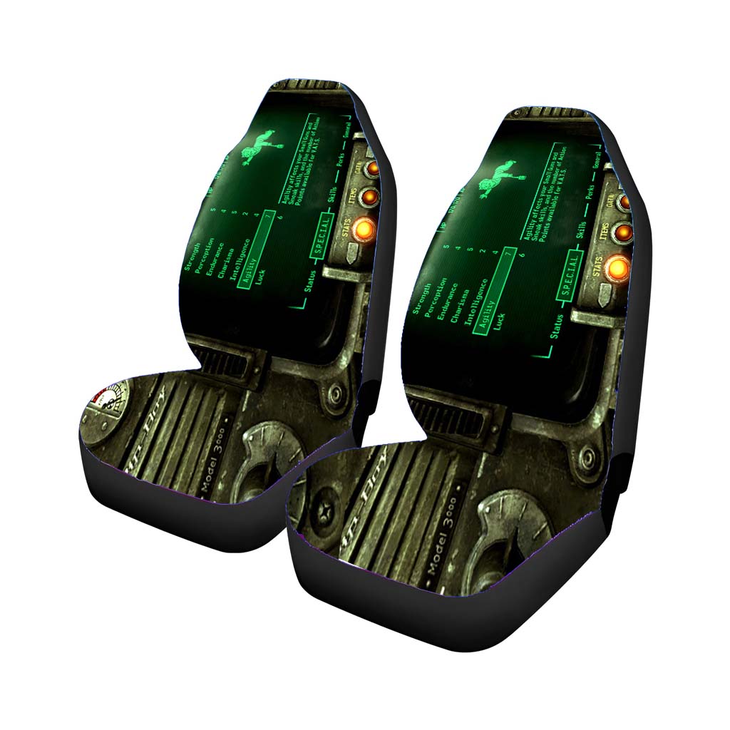 Pipboy 000 Fallout Game Car Seat Covers