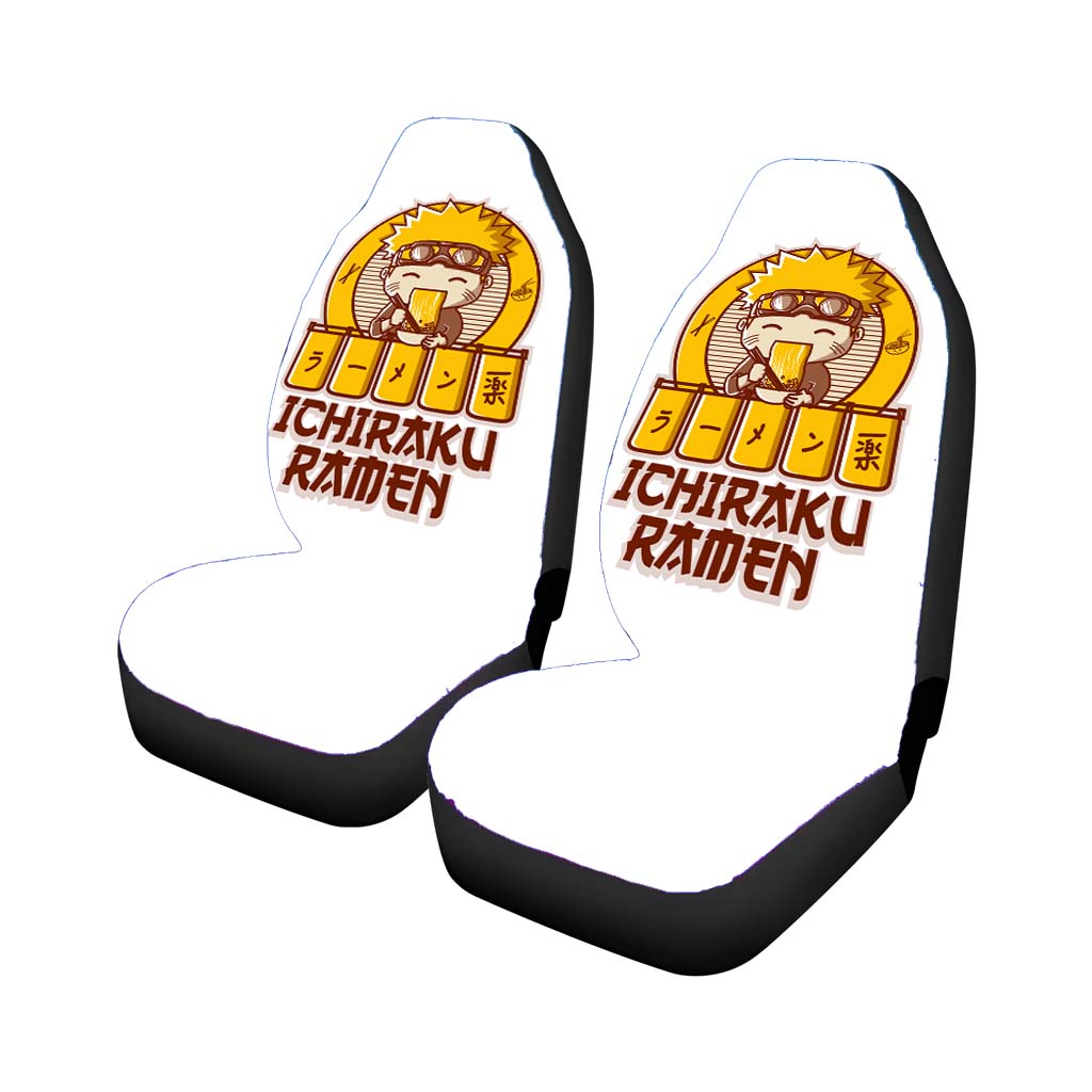 Ramen Ichiraku Naruto White Car Seat Covers