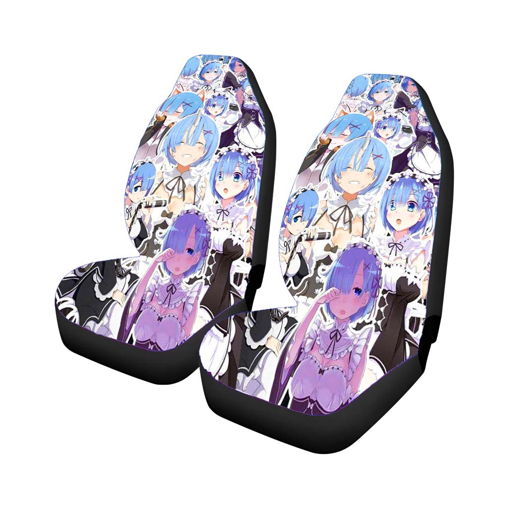 Rem Re-Zero Collage Car Seat Covers