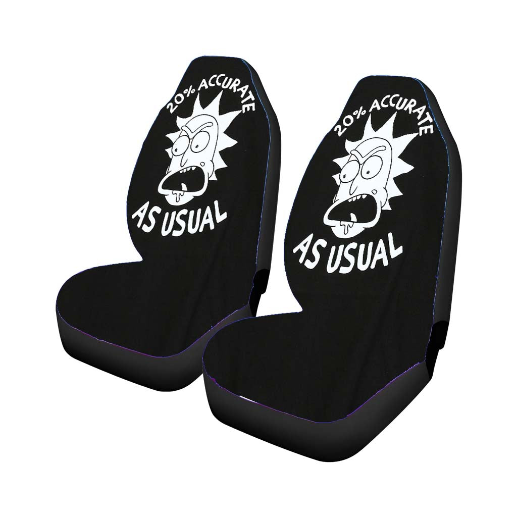 Rick And Morty 0 Percent Accura Car Seat Covers