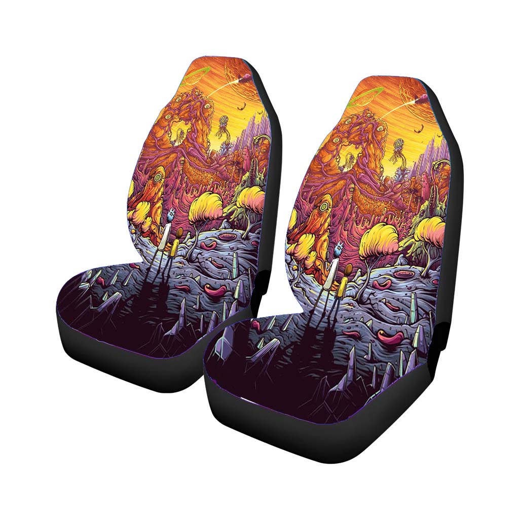 Rick And Morty Dirty Planet Car Seat Covers