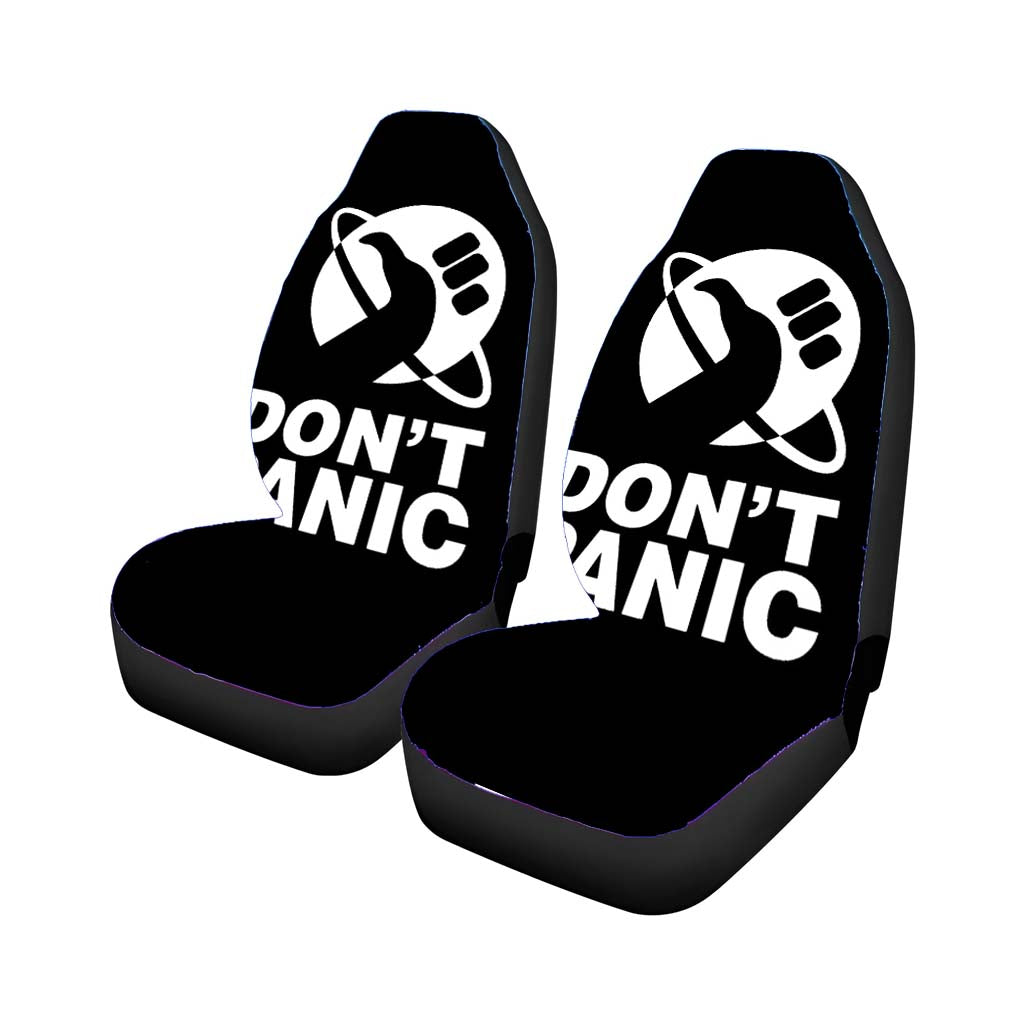 Rick And Morty Dont Panic Car Seat Covers
