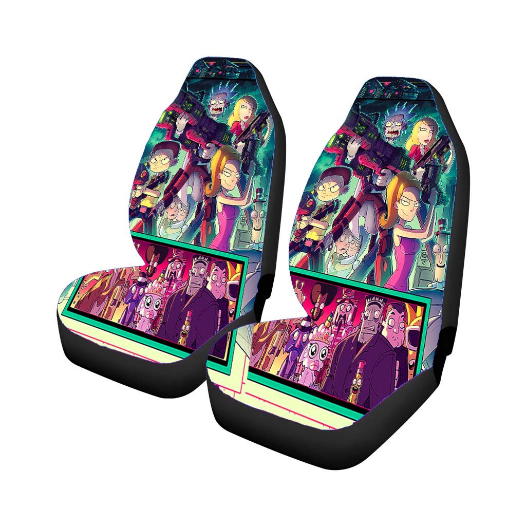 Rick And Morty Illustration Car Seat Covers