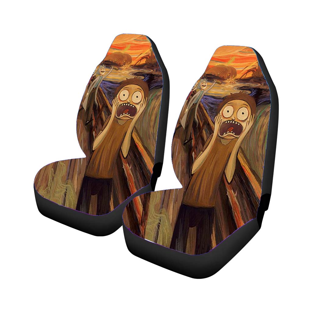 Rick And Morty Scream Car Seat Covers