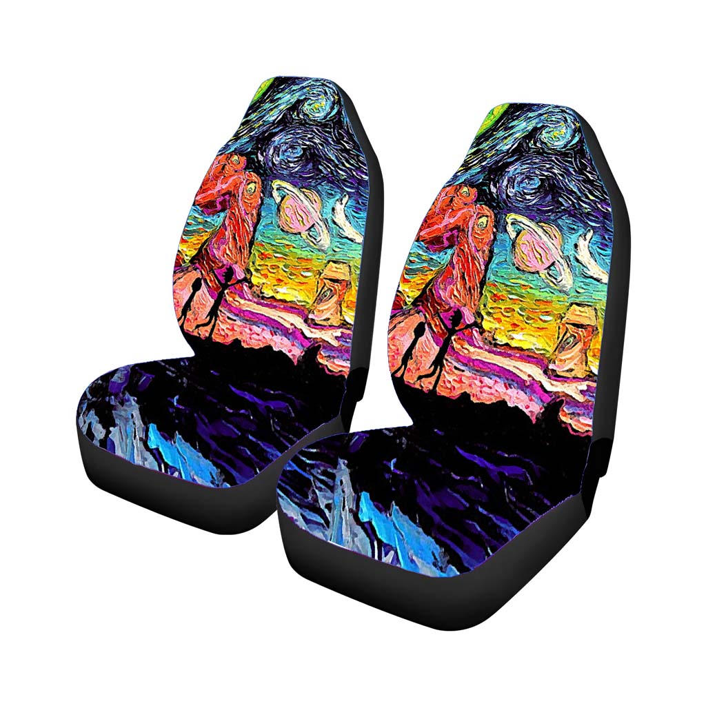 Rick And Morty Starry Night Car Seat Covers