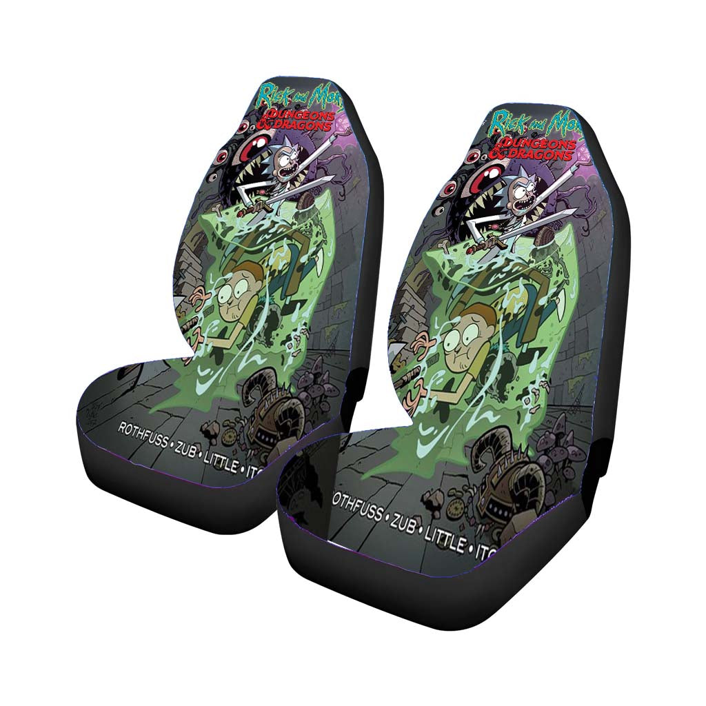 Rick And Morty Vs Dungeons Dragons Car Seat Covers