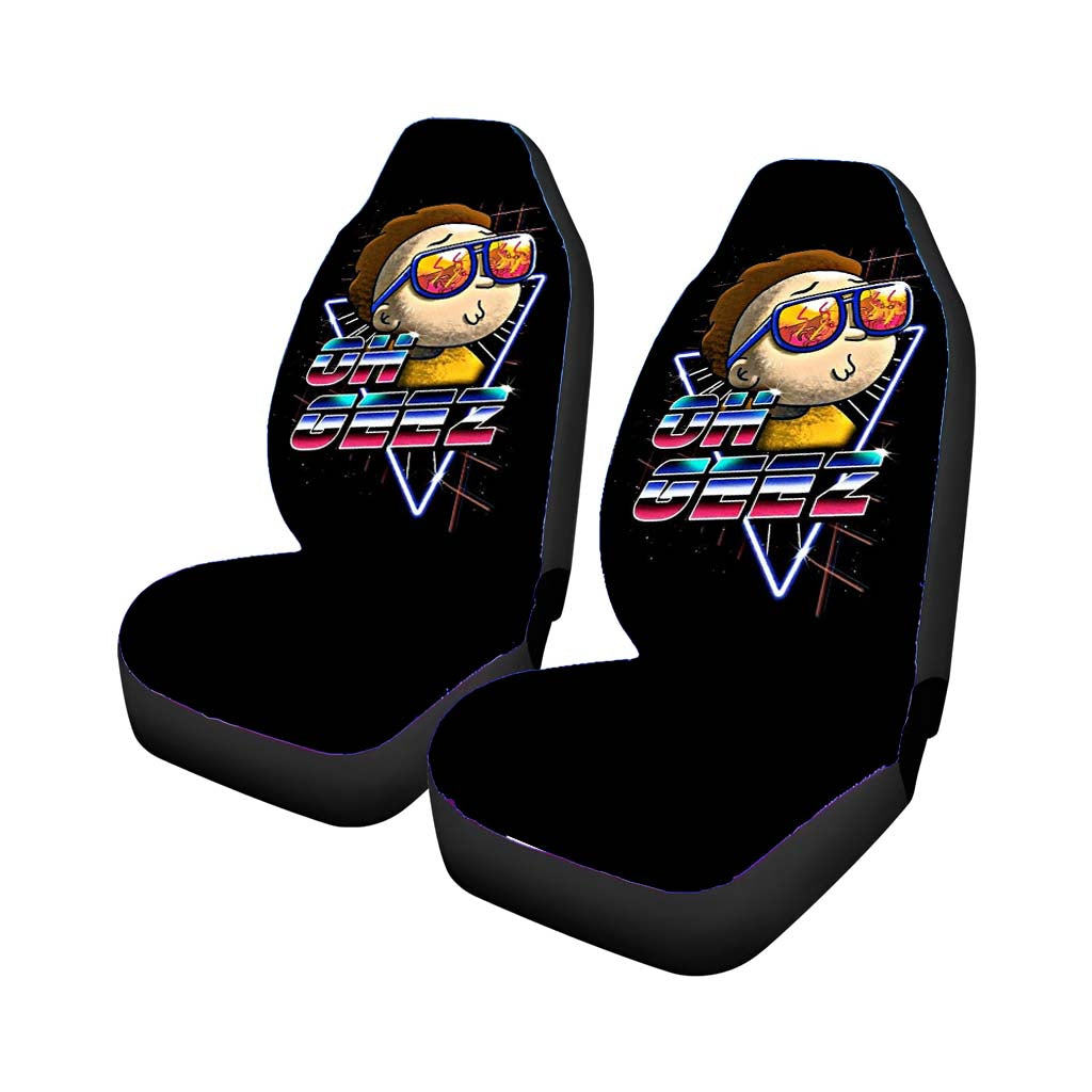 Rick Morty Oh Geez Car Seat Covers