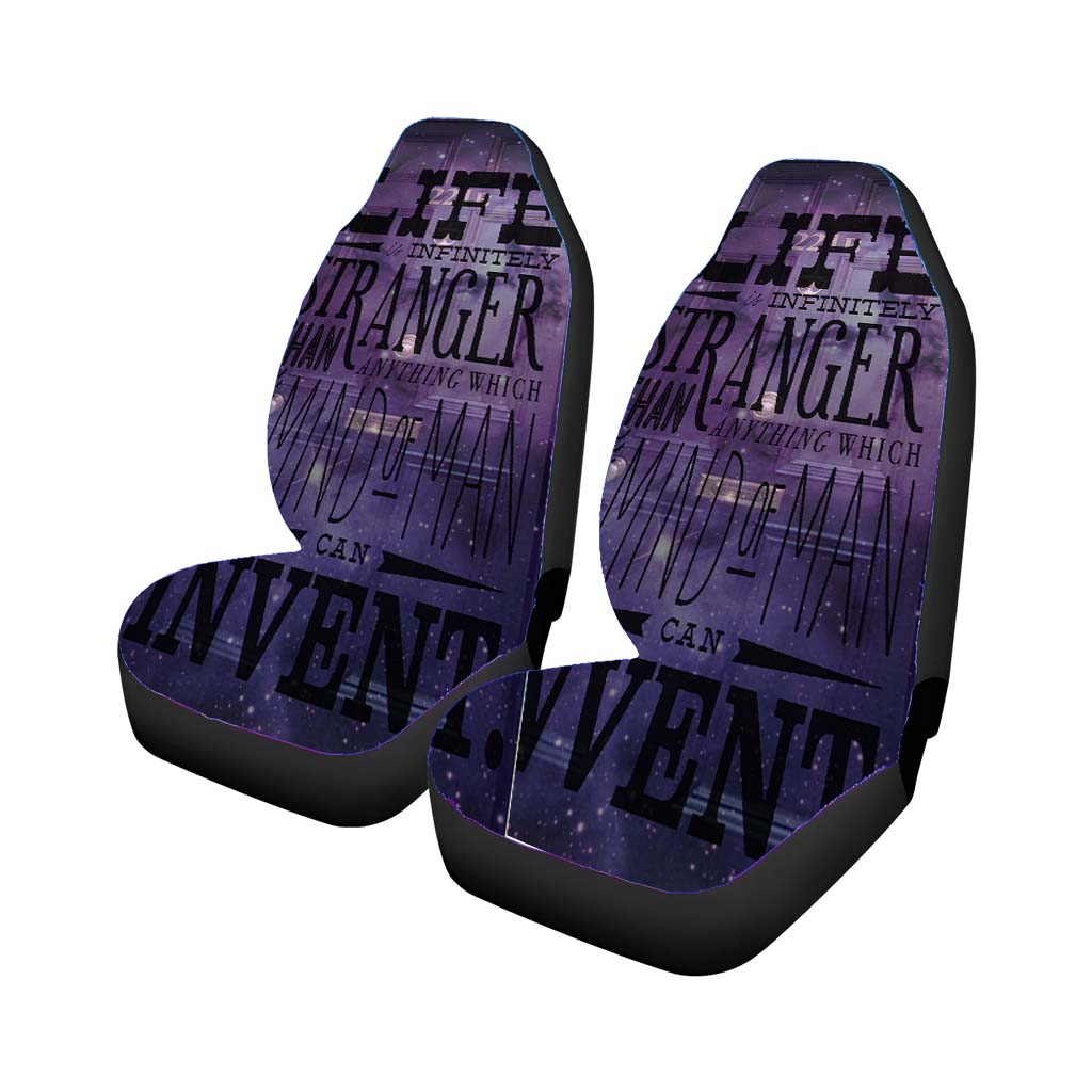 Sherlock Holmes Door Galaxy Quotes Car Seat Covers