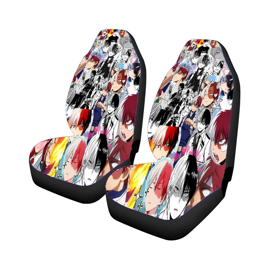 Shoto Todoroki Boku No Hero Academia Collage Car Seat Covers