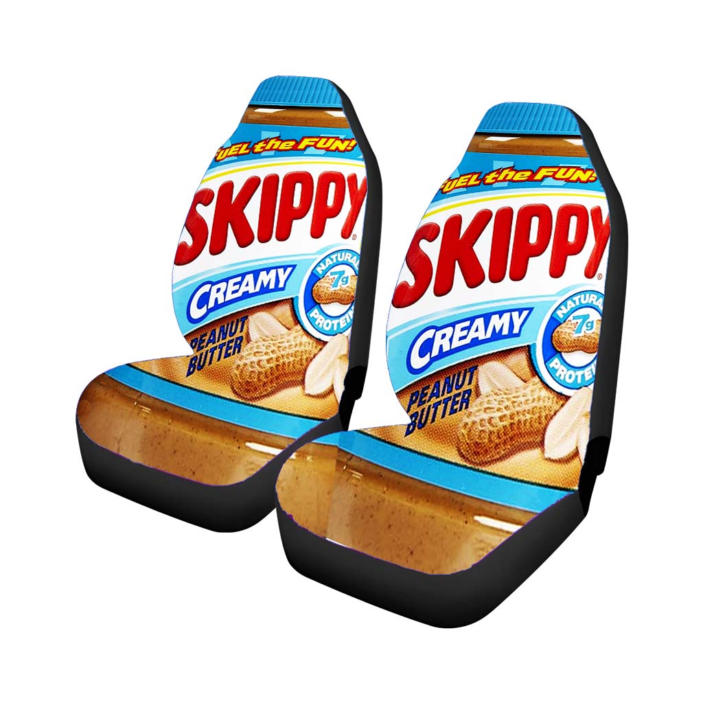 Skippy Creamy Peanut Butter Car Seat Covers