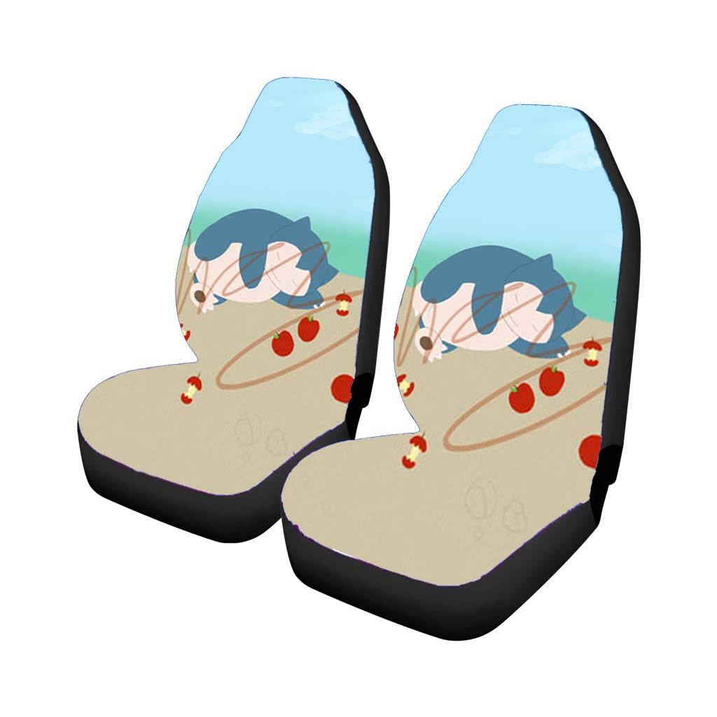 Snorlax Apple Car Seat Covers