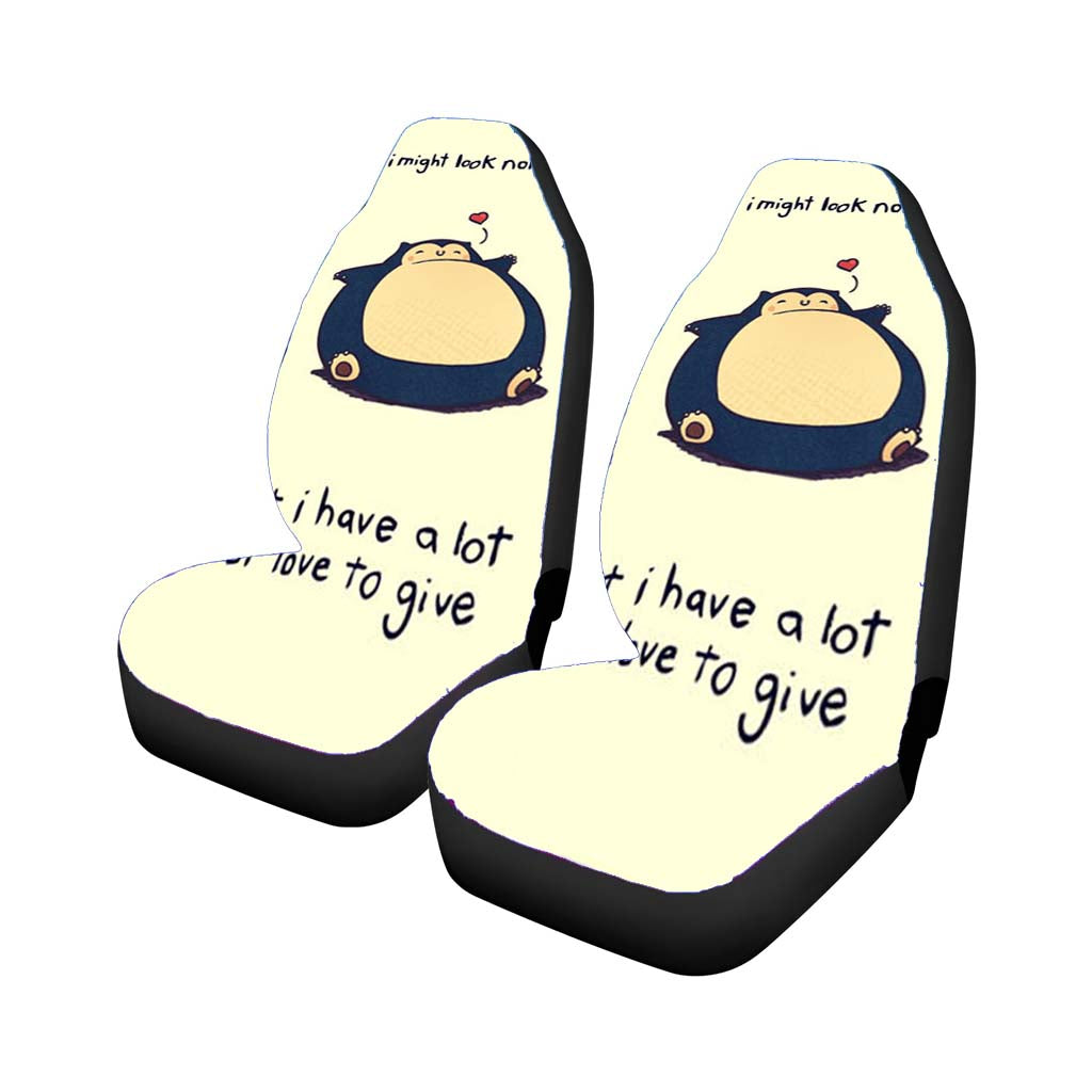 Snorlax Cute Car Seat Covers