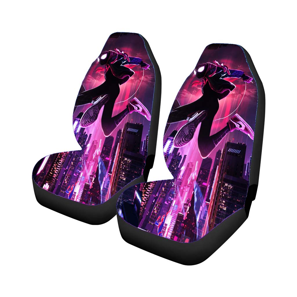 Spider Man Into The Spider Verse Artwork Car Seat Covers