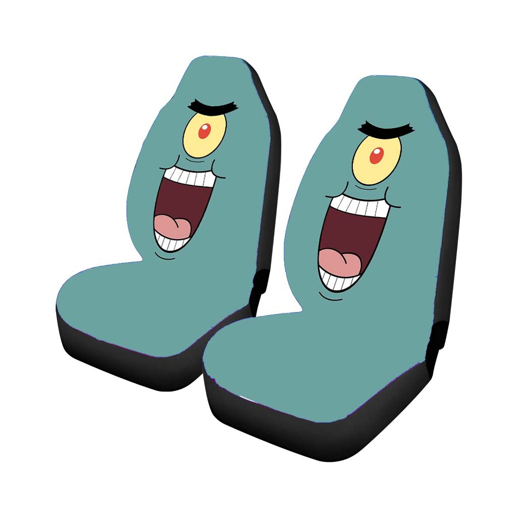 Spongebob Squarepants Plankton Face Car Seat Covers