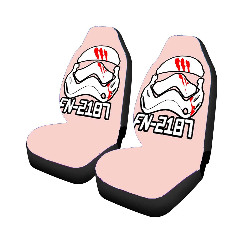 Star Wars Fn 2187 Movies Finn Storm Trooper Graphic Pink Car Seat Covers