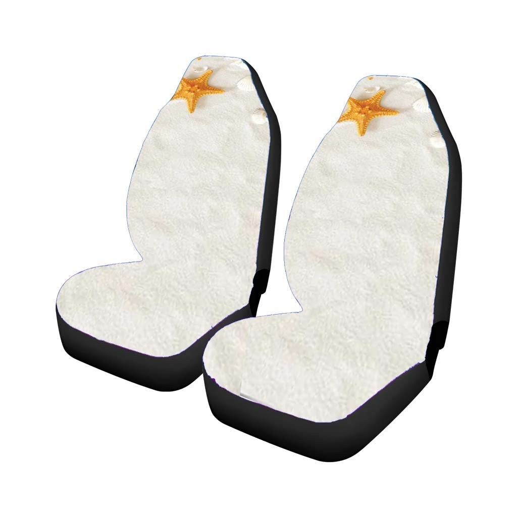 Starfish Wht Sand Car Seat Covers