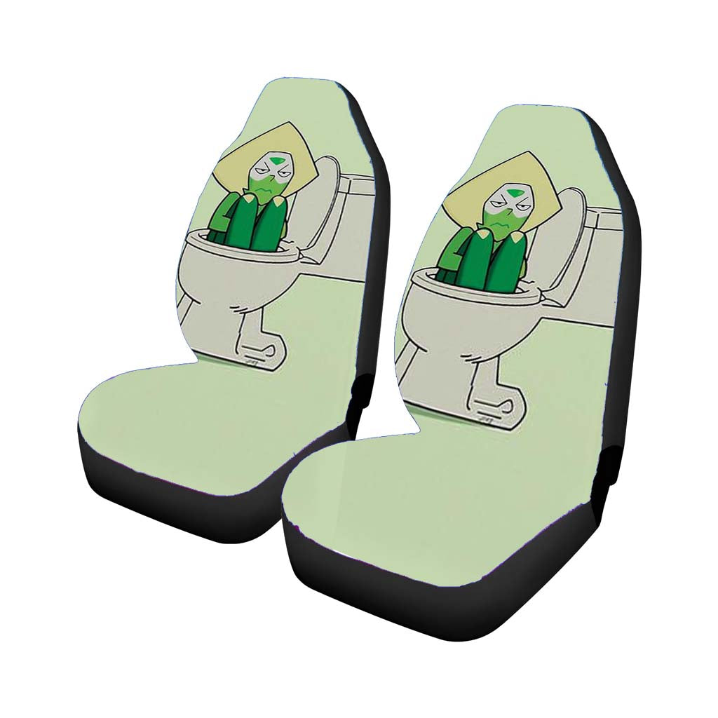 Steven Universe Peridot In The Toilet Car Seat Covers