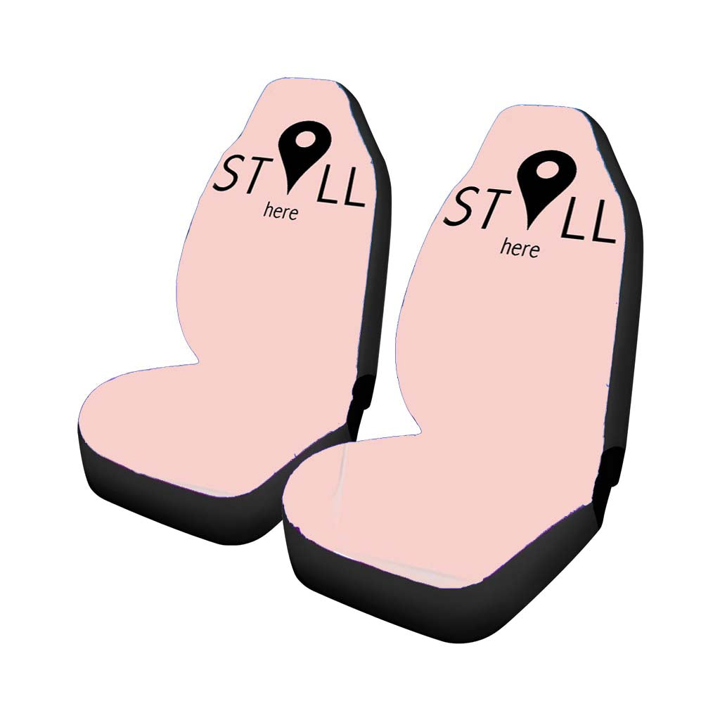 Still Here Pink Car Seat Covers