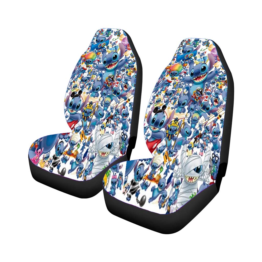 Stitch College Car Seat Covers