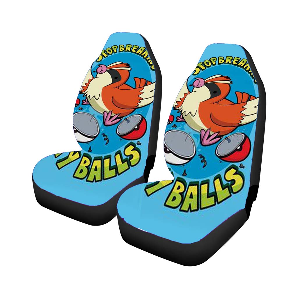 Stop Breaking My Balls Rude Edition Car Seat Covers