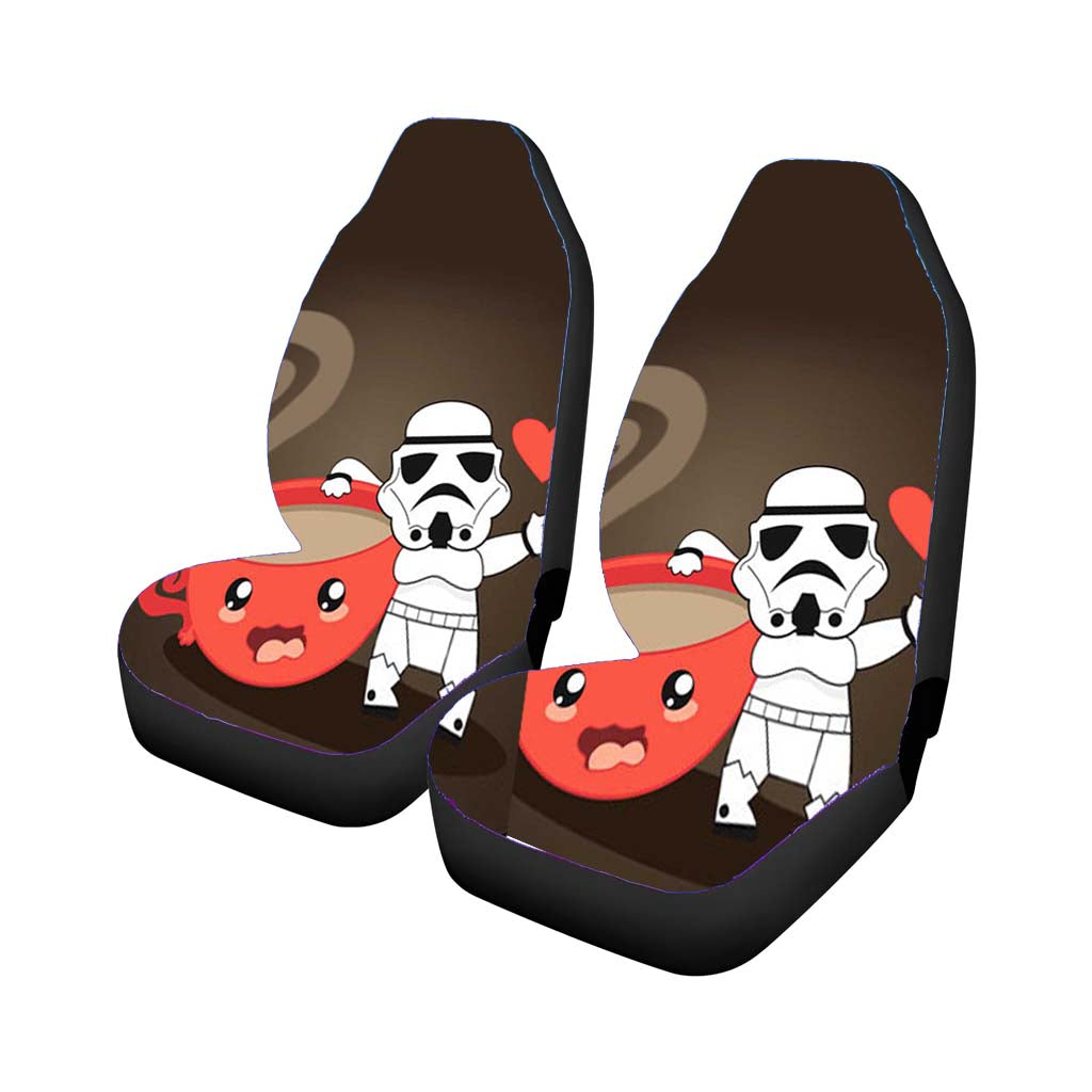 Stormtroopers Loves Coffee Car Seat Covers