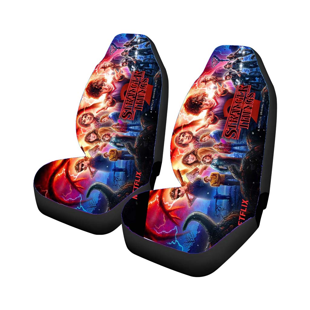 Stranger Things Poster Mov Car Seat Covers