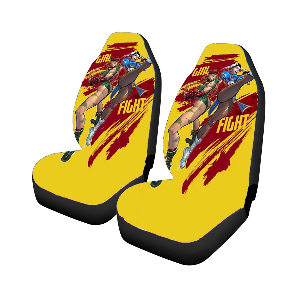 Street Fighter Girl Car Seat Covers