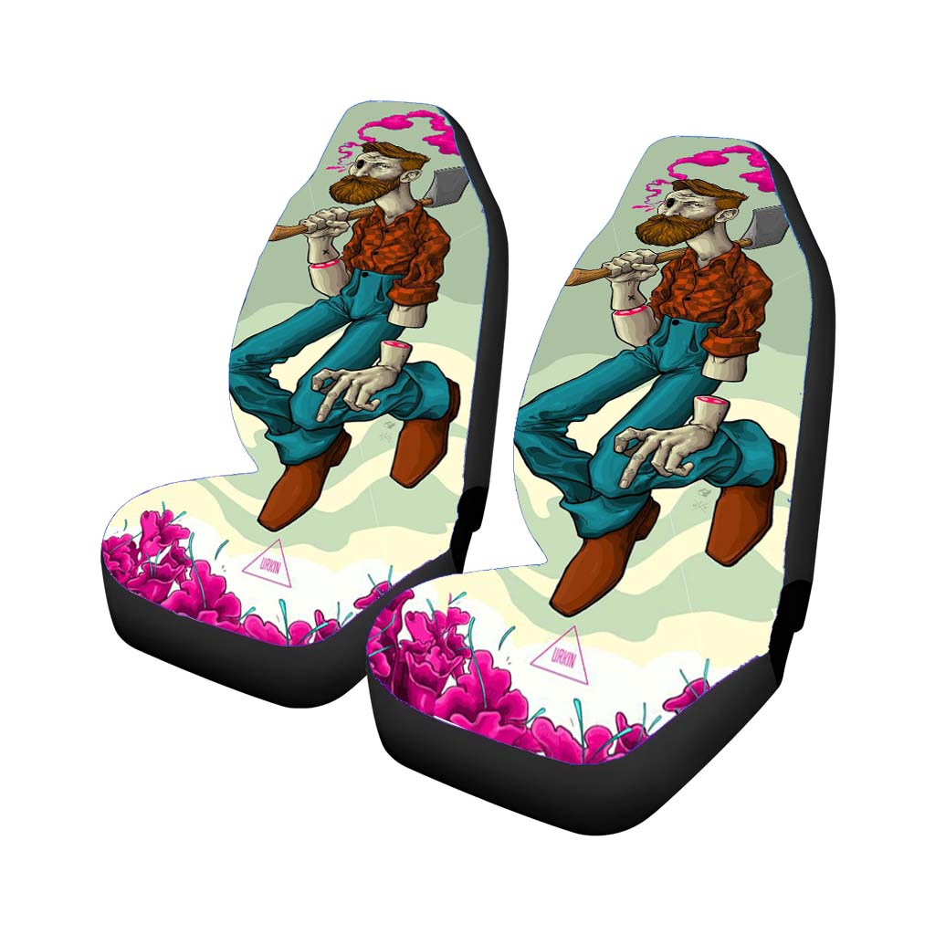 Strong Warm Art Car Seat Covers