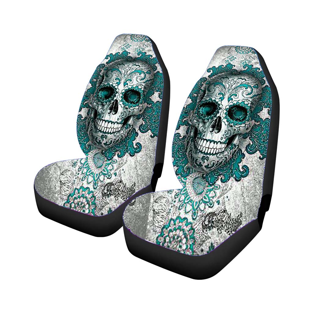 Sugar Skull Car Seat Covers