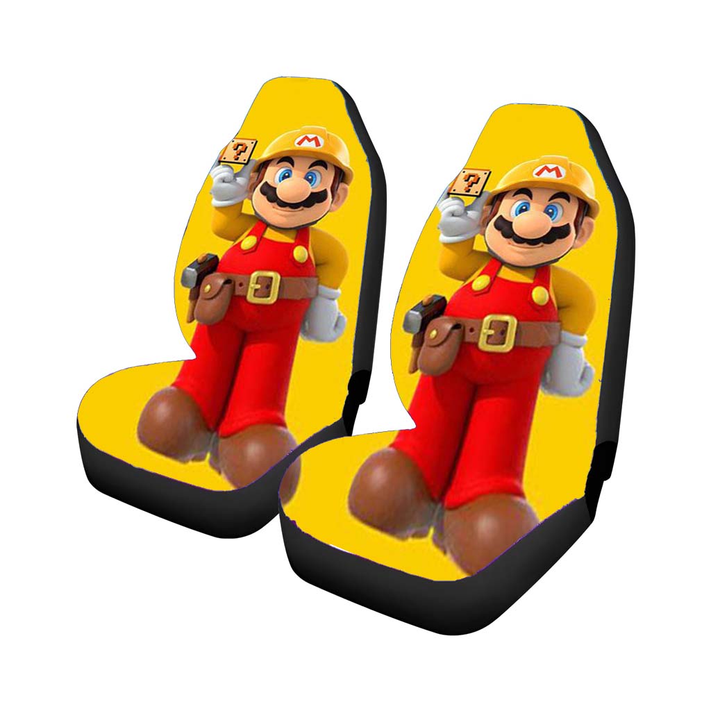 Super Mario Maker Car Seat Covers