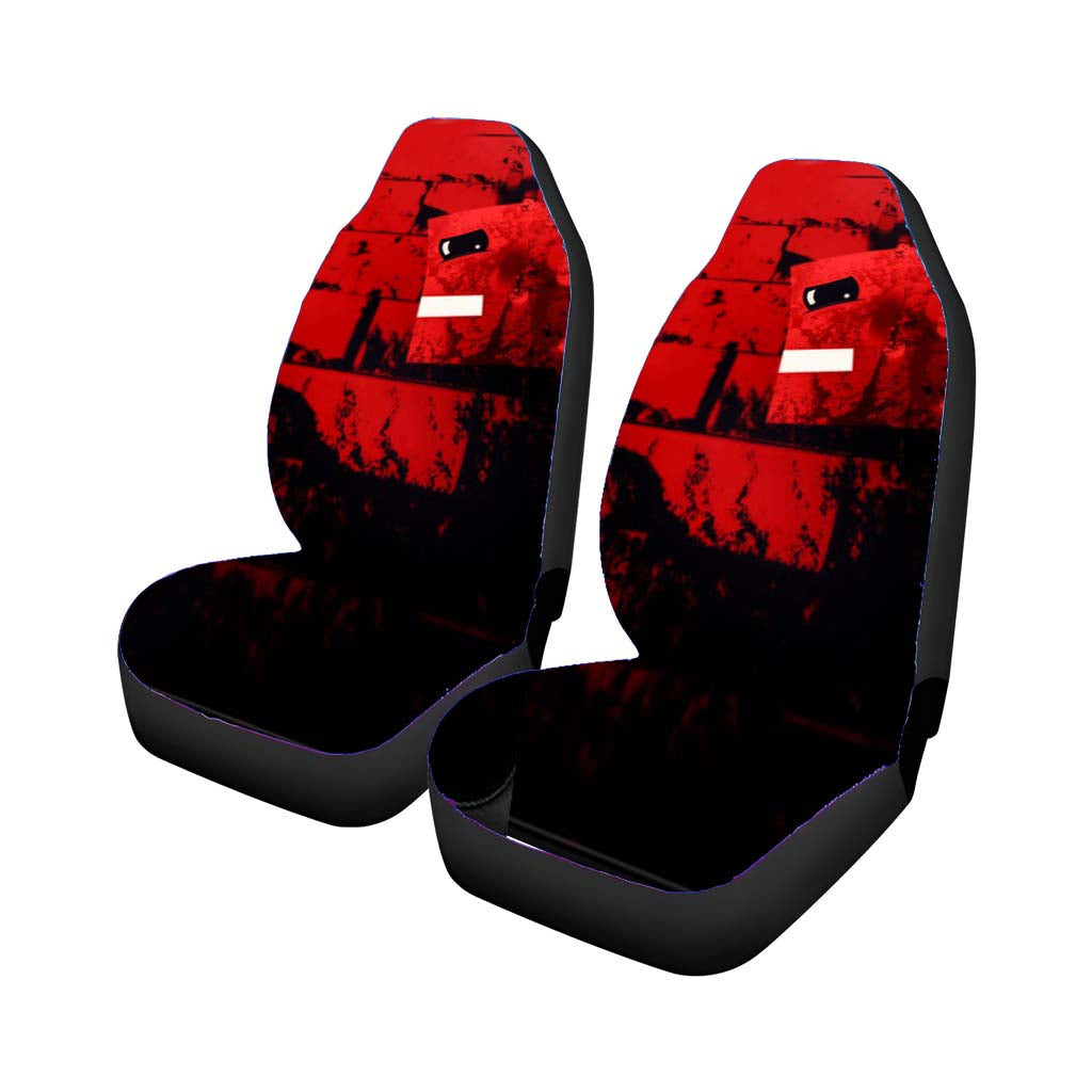 Super Meat Boy Texture Car Seat Covers