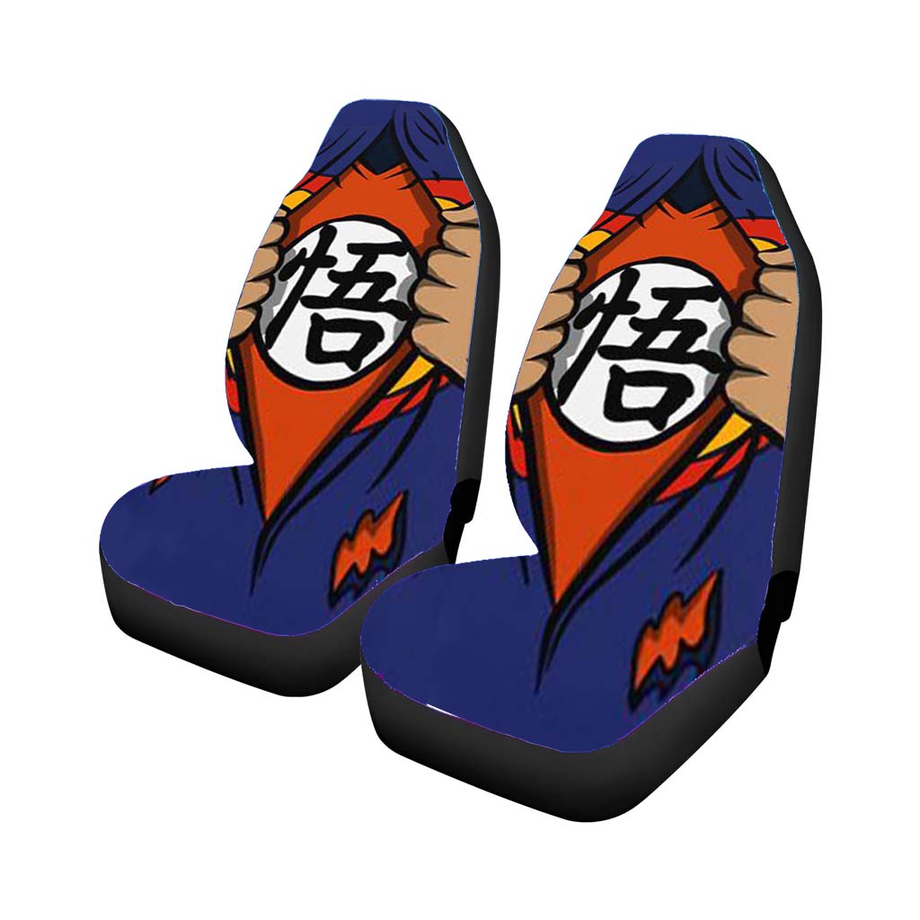 Super Saiyan Man Car Seat Covers